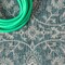 Jonathan Y Palazzo Vine and Border Textured Weave Teal/Gray 2 ft. x 10 ft. Indoor/Outdoor Runner Rug SMB103B-210 - alternate 4