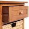 Happimess Malibu 26"H Rustic Handcrafted Acacia Wood Accent Storage Nightstand w/Drawer and 2 Water Hyacinth SHF2007A - alternate 4