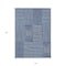 Homeroots 10' X 14' Navy Blue And Ivory Geometric Washable Indoor Outdoor Area Rug 596955 - alternate 4