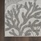 Homeroots 4' X 6' Gray Black And Ivory Nautical Indoor Outdoor Area Rug 552503 - alternate 2