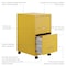 Space Solutions 14.25 in W 2 Drawer Mobile Vertical File Cabinet, Goldfinch 25276 - alternate 5