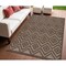 Homeroots 4' X 6' Dark Brown And Light Brown Geometric Indoor Outdoor Area Rug 556278 - alternate 3