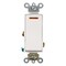 Leviton Wall Switch, 2 hp, Rocker, 20 A, White 5649-2W - alternate 1