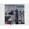Triton Products 46 pc LocHook Assortment W/ (2) 24" W x 24" H Gray 18-Gauge Steel Square Hole Pegboards LB1-GKit - alternate 4