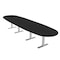 Skutchi Designs 16ft Boval Conference Table With Power | Harmony Series | 16 Person Meeting Room Table HAR-BOVL-48X192-T-U999ST19-NA - alternate 1