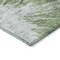 Homeroots 3' X 5' Green And Gray Abstract Washable Indoor Outdoor Area Rug 582938 - alternate 3