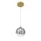 Euf Iissa, Pendant, 6", Gold, Smoked Glass 50251-025 - alternate 2