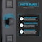 Anzzi Dion Series 39 in. 2-Jetted Shower Tower with Heavy Rain Shower and Body Jets SP-AZ082MB - alternate 2