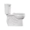American Standard Complete Toilet, Round Front Bowl, 1.28 gpf Flush, 12 in Rough-In, 15 in H Rim, White 736DA101.020 - alternate 2