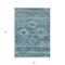 Homeroots 5' X 8' Teal Blue And Aqua Southwestern Washable Indoor Outdoor Area Rug 588733 - alternate 4