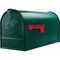 Gibraltar Elite T2 Large Green Steel Rural Post Mount Mailbox E1600GAM - alternate 2