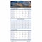House Of Doolittle 3 Month Scenic Wall Calendar, 12.25'' x 27'', December 2024 - January 2026 3638 - alternate 1