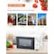 Commercial Chef Counter Top Microwave, 0.6 Cubic Feet, White CHM660W - alternate 2