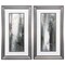 Homeroots Set of Two Modern Abstract Gunmetal Framed Art, 2PK 365382 - alternate 1