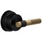 Brizo Litze Sensori Thermostatic Valve Trim Handle Kit, T-Lever Matte Black/Luxe Gold HL6633-BLGL - alternate 1