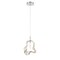 Euf Norah, Pendant, 13", Polished Nickel, Amber Glass 50248-032 - alternate 1