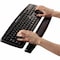 Fellowes CRYSTALS GEL KEYBOARD WRIST SUPPORT BLACK 9112201 - alternate 2
