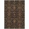 Homeroots 10' X 14' Black Brown And Red Floral Washable Indoor Outdoor Area Rug 604582 - alternate 4