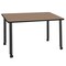 Regency Kee Mobile Training Seminar Table, 48 in W, 24 in L, Noble Oak MTC4824NOBK - alternate 1