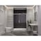 Anzzi 50 to 54in x 76in H Sliding Frameless Shower Door in Brushed Nickel , Tsunami Guard Tempered Glass SD-FRLS05703BN - alternate 3