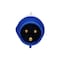 Walther-Werke Pin and Sleeve Plug, 30A, 230 or 250, 1 Phase, 2 Pole, Blue, Screw Terminals Wire Connection Type 230306 - alternate 2