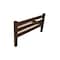 Homeroots Brown Solid Wood Queen Bed Frame 548158 - alternate 2