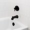 Danco 3 in. Matte Black Round Plastic Overflow Plate 12356 - alternate 2