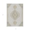 Homeroots 8' X 10' Ivory Gray And Brown Oriental Washable Indoor Outdoor Area Rug 598421 - alternate 2