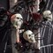 Celebrations Red 50 ct 9 ft. LED Skull Garland Halloween Decor 09-03017A - alternate 4