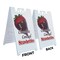 Signmission Chocolate Covered Strawberries, A-Frame & 2 Decals Installed, Heavy-Duty Plastic Frame SBHD-D-2436-ChocolateCoveredStrawberries - alternate 2