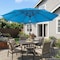 Pure Garden 9-Foot Outdoor Patio Umbrella, Blue 83-OUT5443 - alternate 3