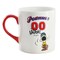 Peanuts Best in Sports Varsity 4 Piece 19 Ounce Stoneware Mug Set in White and Red 750123597M - alternate 2