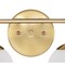 Jonathan Y Louis Parisian Globe 5.8 in. 1-Light Metal/Frosted Glass Modern Contemporary LED Vanity Light, Gold P JYL3534A - alternate 2