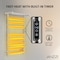 Anzzi Eve 8-Bar Wall Mounted Electric Towel Warmer Rack in Polished Chrome TW-AZ012CH - alternate 5