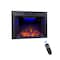 Edendirect 28.7-in W Black Wall mount LED Wall-mount Electric Fireplace with Remote Control Included ZR-EF26T - alternate 1