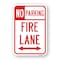 Signmission No Parking Fire Lane With Double Arrow 1, Heavy-Gauge Aluminum, 18" x 24", A-1824-25042 A-1824-25042 - alternate 1