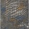 Homeroots 5' X 8' Charcoal Brown And Copper Abstract Washable Indoor Outdoor Area Rug 596783 - alternate 2