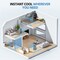 Edendirect 10,000 BTU (6,450 BTU DOE) Portable Air Conditioner Cools 400 sq. ft. with Dehum & Remote, Swing ZR-SPF2-10CG - alternate 3