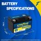 Goodyear GYTZ10S - 12 Volt 10 AH, 190 CCA, Rechargeable High-Performance, SLA - AGM Battery GY4140769 - alternate 4