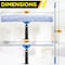 Gritt Commercial Pro Window Washing Kit with with 18 Squeegee, 18 Washer and 6' Telescopic Pole GRI137-6F-18 - alternate 3