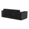 Homeroots 76" Black Corduroy Sofa With Toss Pillows 723785 - alternate 3