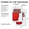 Signmission Candy Apples, Vinyl Decals Only 24 Inch x 36 Inch, Vinyl Decal, 2PK DSB-2436-2PACK-Candy Apples - alternate 2