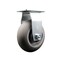 Service Caster 5 Inch Thermoplastic Rubber Wheel Rigid Caster with Roller Bearing SCC SCC-20R520-TPRRD - alternate 1