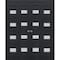 Sartodoors Sliding Closet Double Bi-fold Doors Solid Core Modern Interior VEREGIO7455DBF-ANT-72 x 96 (4* 18x96) - alternate 1