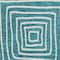 Homeroots 8' X 10' Teal Blue And Ivory Geometric Washable Indoor Outdoor Area Rug 600783 - alternate 4