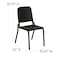 Flash Furniture Melody Band/Music Chair, Stackable, Blk HF-MUSIC-GG - alternate 2