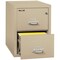 Fireking 12-3/16" W 2 Drawer Fire-Resistant Vertical File Cabinet, Parchment, Letter 2-1831-CPA - alternate 3