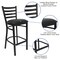 Flash Furniture Black Ladder Stool-Black Seat, PK2 2-XU-DG697BLAD-BAR-BLKV-GG - alternate 3