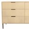 Homeroots 56" Natural Solid Wood Six Drawer Dresser 620849 - alternate 2