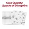 Smarty Had A Party White with Silver Paint Splatter Paper BeverageCocktail Napkins 600 Napkins, 600PK 2292-CASE - alternate 4